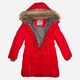 Подростковое зимнее пальто для девочки Huppa Yacaranda 12030030-70004 140 см Красное (4741468936147) - изображение 4