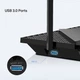 Двухдиапазонный Wi-Fi 6 маршрутизатор 5400 Мбит/с, 3xLAN 1x2.5GE WAN/LAN, USB 3.0, 6 антенн, черный - изображение 6
