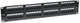 Патч-панель 48 портов RJ45 UTP Cat.5e 2U для серверных, черная - изображение 2