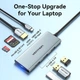 Док-станція USB3.1 Type-C --> HDMI/USB 3.0x3/SD/TF/PD 100W 7-in-1 Vention - изображение 6
