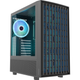 Геймерський корпус для ПК Miditower, сталь та пластик, ARGB підсвічування, ATX/Micro ATX/Mini-ITX, чорний - зображення 1