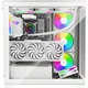 Игровой корпус для ПК с A-RGB подсветкой, стекло, поддержка ATX/MicroATX/ITX, белый - изображение 9