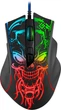 Игровая мышь Defender Bulletstorm GM-928, проводная, USB, 7200dpi, 7 кнопок, RGB подсветка, черная (LKMTR_802518) - изображение 1