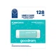 Антибактериальная флешка USB 3.0 128 ГБ GoodRAM, пластик, бирюзовая - изображение 3