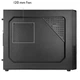 Компактний корпус для ПК Mini-Tower, сталь та пластик, ATX/Micro ATX/Mini-ITX, чорний - зображення 4