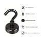 Набір магнітних гачків Semi Magnetic hooks Strong, 6 шт - Black - зображення 2