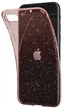 Чехол прозрачный силиконовый Spigen Liquid Crystal для Iphone 7/8/SE 2/3 2020/2022 (4.7") Rose Quartz Glitter 042CS21419 - изображение 2