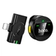 Мікрофон HOCO Lightning Charm Wireless Microphone L21 |2.4G, 10-15m, 5-6h| Black - зображення 2