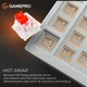 Ігрова клавіатура GamePro Genesis Metallic Hot-Swap біла - зображення 12