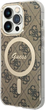 Etui plecki Guess IML 4G MagSafe do Apple iPhone 15 Pro Brown (3666339194604) - obraz 3