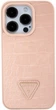 Панель Guess Croco Triangle Metal Logo для Apple iPhone 15 Pro Max Pink (3666339152291) - зображення 3