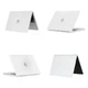 Матовый прозрачный чехол-накладка Hardshell для MacBook Pro 16.2" A2485 A2780 A2991 M1 M2 M3 Max матовый пластик Matte white - изображение 4