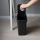 Відро для сміття MBM HOME BIN-04 10L ANTHRACITE пластикове антрацитове - зображення 5