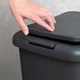 Відро для сміття MBM HOME з кришкою і педаллю BIN-01 20L ANTHRACITE Антрацитове - зображення 5