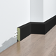 Плинтус накладной FSPRO 1040R5 МДФ 2,5 м Черный (P.MDF1040R5B) 1 м. п. - изображение 1