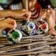 Елочная игрушка набор 3 шт Rizdviani Istorii Українські історії Петриківка Набір зимовий 10 см (4820001165388) - изображение 2