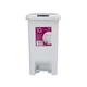 Ведро для мусора MBM HOME с крышкой и педалью BIN-01 10L GRAY серое - изображение 2