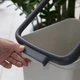 Ведро для мусора MBM HOME BIN-02 12L GRAY пластиковое серое - изображение 8