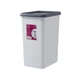 Ведро для мусора MBM HOME BIN-02 12L GRAY пластиковое серое - изображение 13