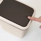 Ведро для мусора MBM HOME BIN-04 6L BEIGE пластиковое бежевое - изображение 2