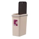 Ведро для мусора MBM HOME BIN-04 10L BEIGE пластиковое бежевое - изображение 7