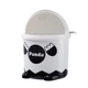 Ведро для мусора детское Панда MBM HOME BIN-07 7L WHITE белое - изображение 5