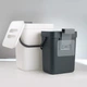 Ведро для мусора с крышкой MBM HOME BIN-11 5L ANTHRACITE пластиковое антрацитовое - изображение 5