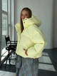 Жіноча куртка кроп-пуфер IRISH Milirud S-L Жовтий (632-409-ONESIZE) - зображення 8
