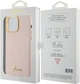 Панель Guess Silicone Script Metal Logo & Frame для Apple iPhone 15 Pro Max Pink (3666339149215) - зображення 7
