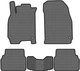 EVA коврики EVAtech в салон автомобиля для 9-3 (YS3F) Restyling MT (glass breaker cutout) Saab 2007-2013 2 поколения Sedan EU Сота Серая Черный кант (SA12508C5AV4SGB) - изображение 1