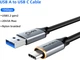 Кабель CABLETIME USB 3.1 AM - Type-C, 1.5 м (CA60J) - зображення 2