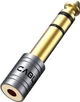Аудиоадаптер CABLETIME 6.3 мм (M) – 3.5 мм (F) (CPA3G) - изображение 1