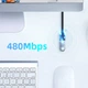 Кабель CABLETIME USB 2.0 AM - AF, 3 м (CA14N) - зображення 4