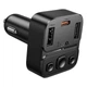 FM-модулятор в машину 3А 35W Hoco E87 Bluetooth/Type-C/USB черный (E87) - изображение 3