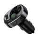 АЗУ с FM-трансмиттером Baseus T Shaped S-09A Car Bluetooth MP3 (Standard Edition), Black (CCMT000001) 4774177 - изображение 1