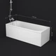 Ванна акриловая 170x70 см AM.PM X-Joy W94A-170-070W-A1 - изображение 5