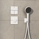 Наружная часть переключающего вентиля скрытого монтажа для ванны Hansgrohe ShowerSelect Comfort E 15573700 - изображение 4