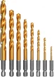 Набір свердел Forte Tools HSS-Co 10 мм x 13.2 см 8 шт. (HEX.TIN.CO.8VNT) - зображення 1