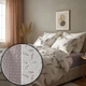 Комплект постельного белья Zastelli Двуспальный 175х210 см Y10536-6/Pale Mauve Жатка (2555000012563) - изображение 2