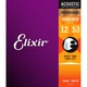 Струны для акустической гитары 6 шт Elixir 16052 Nanoweb Phosphor Bronze Acoustic Light 12/53 - изображение 1