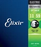Струны для электрогитары Elixir 19106 Optiweb Nickel Plated Steel 7-String Medium 11/59 - изображение 1