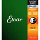 Струны для бас-гитары Elixir 14677 Nanoweb Coated Stainless Steel Medium 4-String Bass 45/105 - изображение 1