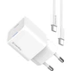 Зарядний пристрій ColorWay GaN Mini 30W PD Port PPS USB-C white + cable Type-C (CW-CHS054PDC-WT) - зображення 8