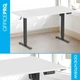 Компьютерный стол OfficePro ODE1670WB White/Black (ODE1670WB) - изображение 5