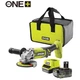 Шлифовальная машина Ryobi ONE+ RAG18125-1C40S 125мм, 18V, 1х4А·час 9000об/мин, сумка (5133005643) - изображение 1