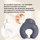 Подушка-диванчик для кормления Sei Design Хлопок антиаллергенный 60х70х16 см Темно-серый (4823133300269) - изображение 8