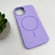 Чохол для смартфона Cosmic Silicone Case Magnetic для iPhone 15 47,Elegant Purple (SilMag15-47) - зображення 4