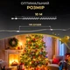 Гирлянда нить роса на елку 10 метров GarlandoPro USB на 100 led светодиодов капля на зеленой проволке Желтая - изображение 12