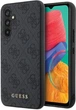 Etui plecki Guess 4G Metal Gold Logo do Samsung Galaxy S23 FE Grey (GUHCS23FEG4GFGR) - obraz 1