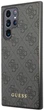 Etui plecki Guess 4G Metal Gold Logo do Samsung Galaxy S24 Ultra Black (GUHCS24LG4GFGR) - obraz 2